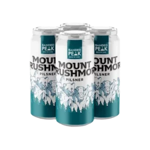 Banded Peak Mount Crushmore Pilsner 4 Pack Cans