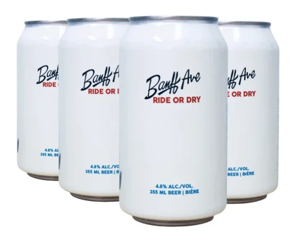 Banff Ave Brewing Ride Or Dry 6 Pack Cans