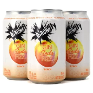 Black Fly Peach Gin Fizz 4 Pack Cans