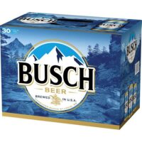 Busch 30 Pack Cans