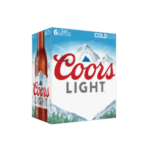 Coors Light 6 Pack Bottles