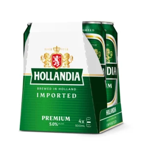 Hollandia Premium Lager 4 Pack Cans