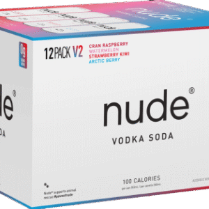 Nude Vodka Soda Mixer V2 12 Pack Cans