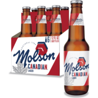 Molson Canadian 6 Pack Bottles