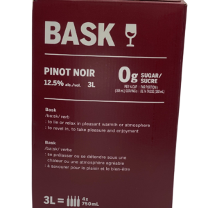 Bask Pinot Noir 3 L Bag in Box