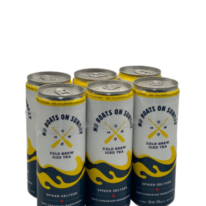 No Boats On Sunday Cold Brew Iced Tea 6 Pack Cans
