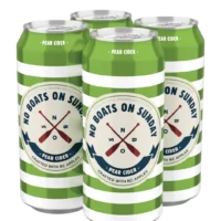 No Boats On Sunday BC Pear Cider 4 Pack Cans