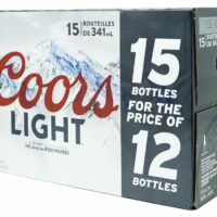 Coors Light 15 Pack Bottles
