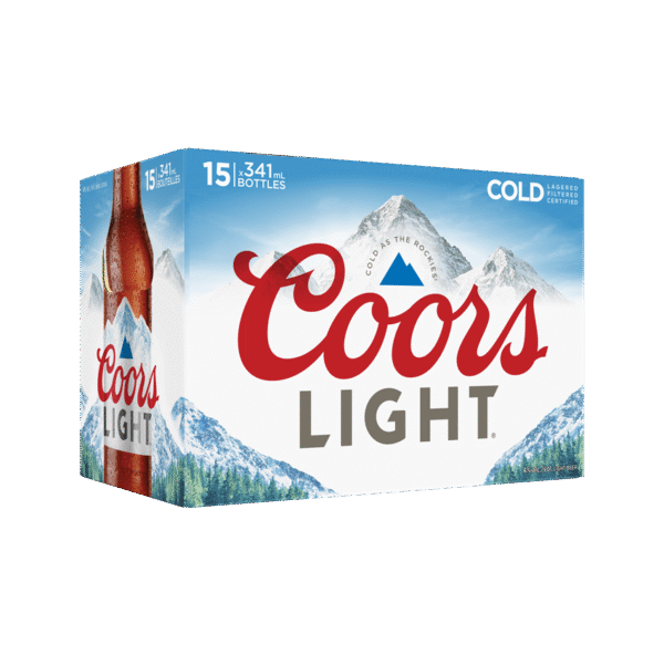 Coors Light 15 Pack Bottles