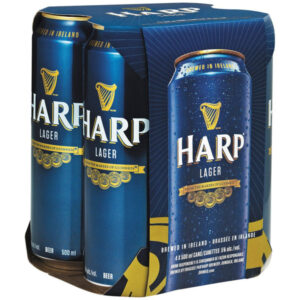 Harp Lager 4 Pack Cans