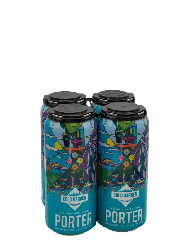 Cold Garden Brewing The All Nighter Vanilla Cappuccino Porter 4 Pack Cans