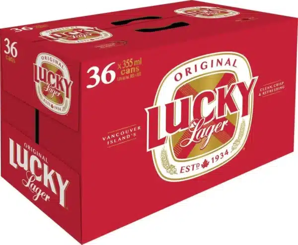 Lucky Lager 36 Pack Cans