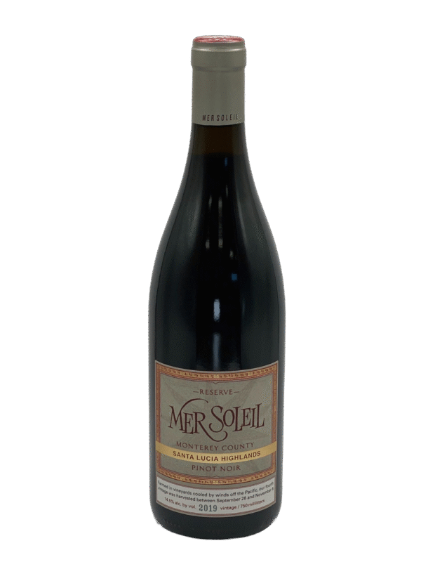 Mer Soleil Reserve Pinot Noir Santa Lucia Highlands 2019 750 Ml