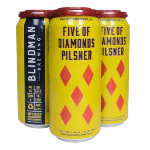 Blindman Brewing Five Of Diamonds Pilsner 4 Pack Cans