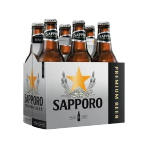 Sapporo Premium Beer 6 Pack Bottles