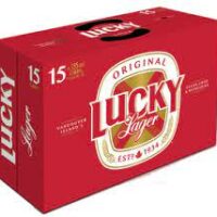 Lucky Lager 15 Pack Cans