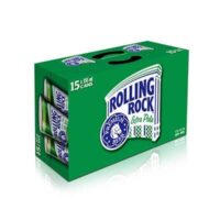 Rolling Rock Pale Lager 15 Pack Cans