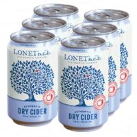 Lonetree Authentic Dry Apple Cider 6 Pack Cans