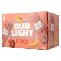 Bud Light Peach 12 Pack Cans