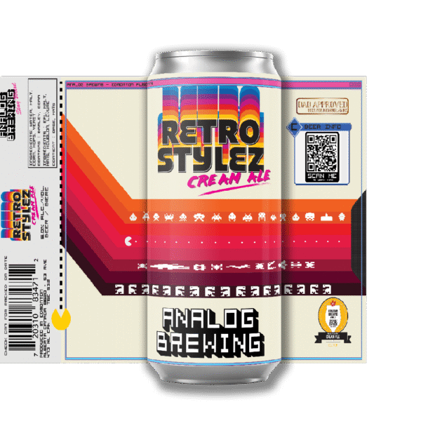 Analog Brewing Retro Styles Cream Ale 4 Pack Cans