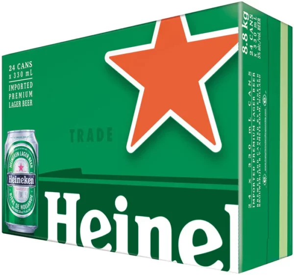 Heineken Lager 24 Pack Cans