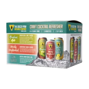 Grizzly Paw Brewing Craft Cocktail Refresher 6 Pack Cans