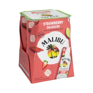 Malibu Strawberry Daiquiri 4 Pack Cans