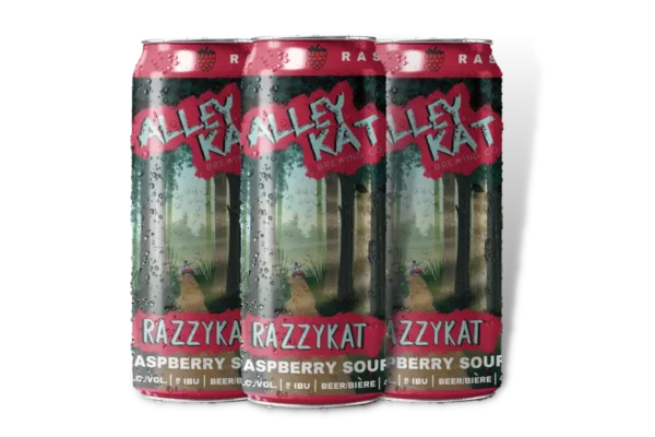 Alley Kat Brewing Razzykat Raspberry Sour 4 Pack Cans