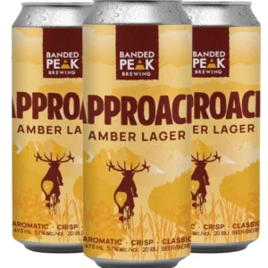 Banded Peak Approach Amber Lager 4 Pack Cans