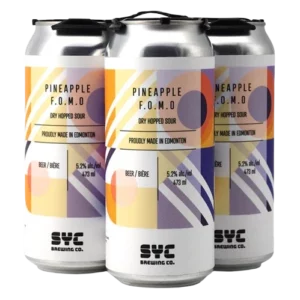 SYC Brewing Pineapple FOMO Sour 4 Pack Cans