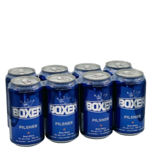 Boxer Pilsner 8 Pack Cans