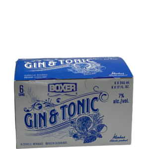 Boxer Gin & Tonic 6 Pack Cans