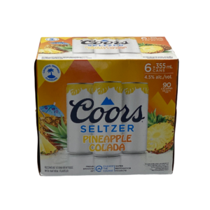 Coors Seltzer Pineapple Colada 6 Pack Cans