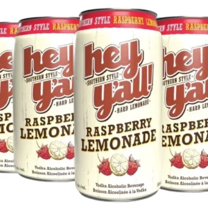 Hey Y'All Raspberry Lemonade 6 Pack Cans