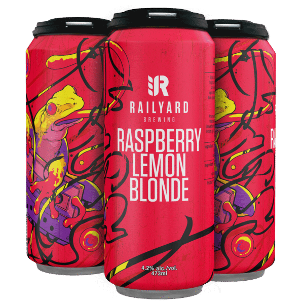 Railyard Brewing Raspberry Lemon Blonde 4 Pack Cans