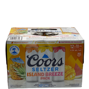 Coors Seltzer Island Breeze Variety 12 Pack Cans
