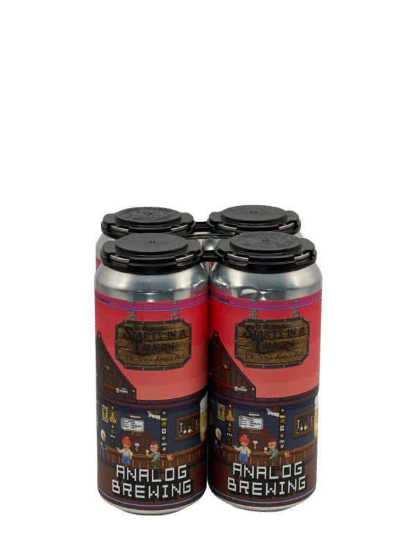 Analog Brewing It Always Starts In A Tavern Pub Style Amber Ale 4 Pack Cans