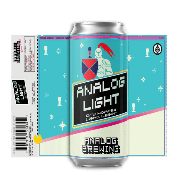 Analog Brewing Light Dry Hopped Light Lager 4 Pack Cans