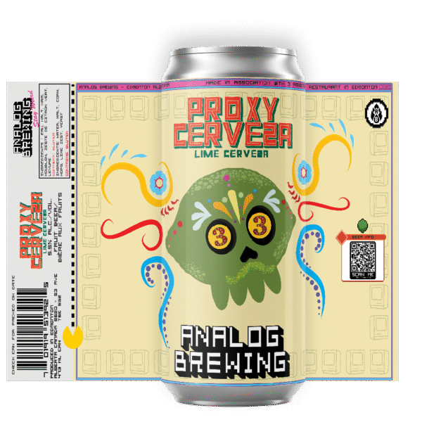 Analog Brewing Proxy Cerveze Lime Cerveza 4 Pack Cans