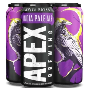 Apex Brewing White Raven IPA 4 Pack Cans