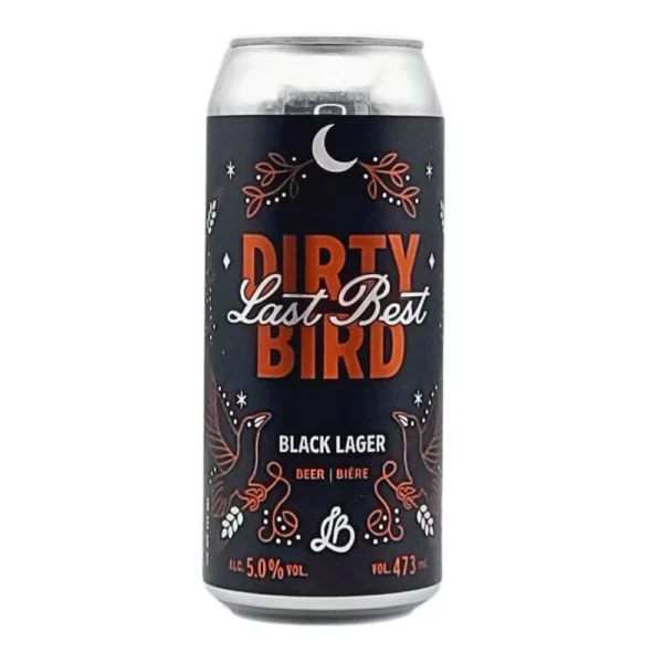Last Best Brewing Dirty Bird Black Lager 4 Pack Cans