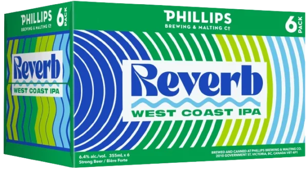 Phillips Reverb West Coast IPA 6 Pack Cans