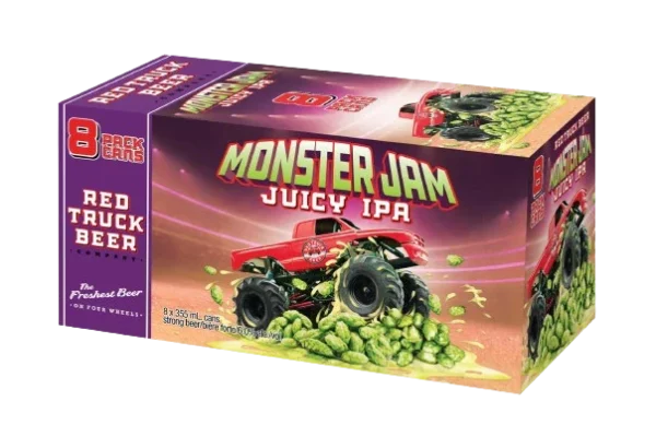 Red Truck Brewing Monster Jam Juicy IPA 8 Pack Cans
