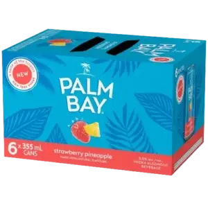 Palm Bay Strawberry Pineapple 6 Pack Cans