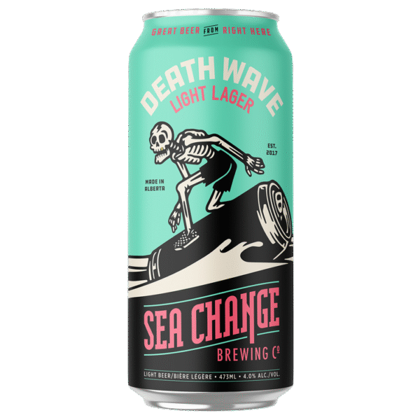Sea Change Brewing Death Wave Light Lager 4 Pack Cans
