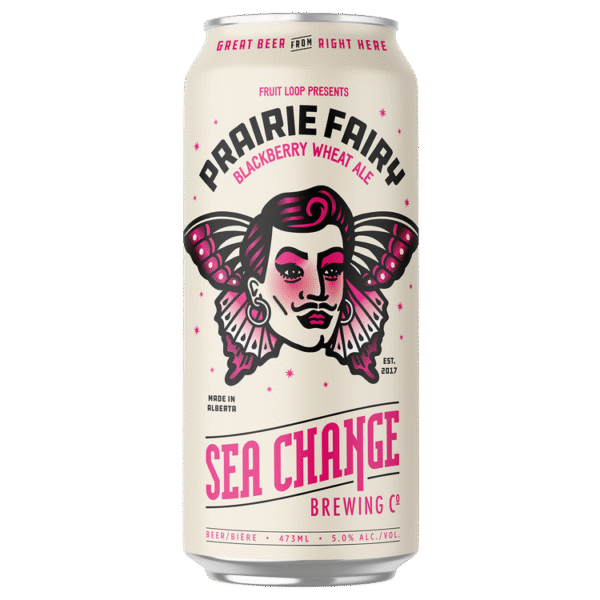 Sea Change Brewing Prairie Fairy Blackberry Wheat Ale 4 Pack Cans