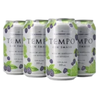 Tempo Gin Smash BlackBerry Lime 6 Pack Cans