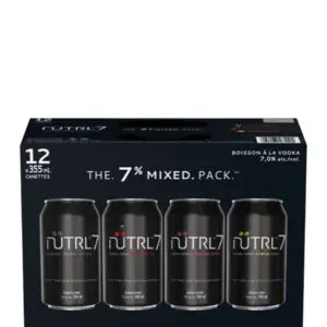 Nutrl 7% Vodka Soda Mixed 12 Pack Cans