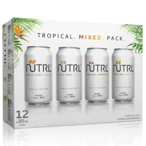 Nutrl Tropical Mixer 12 Pack Cans