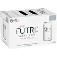 Nutrl Vodka Soda GrapeFruit 6 Pack Cans